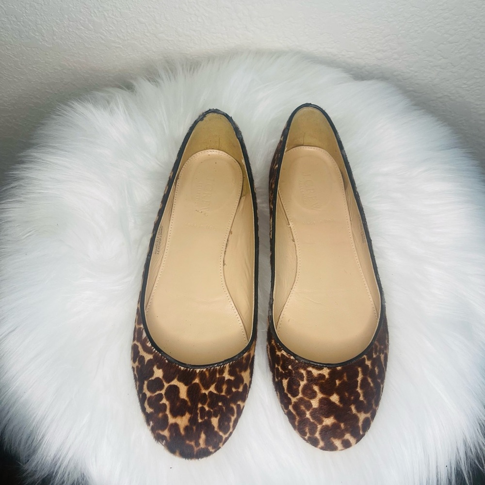 J. Crew Leopard Print Flats